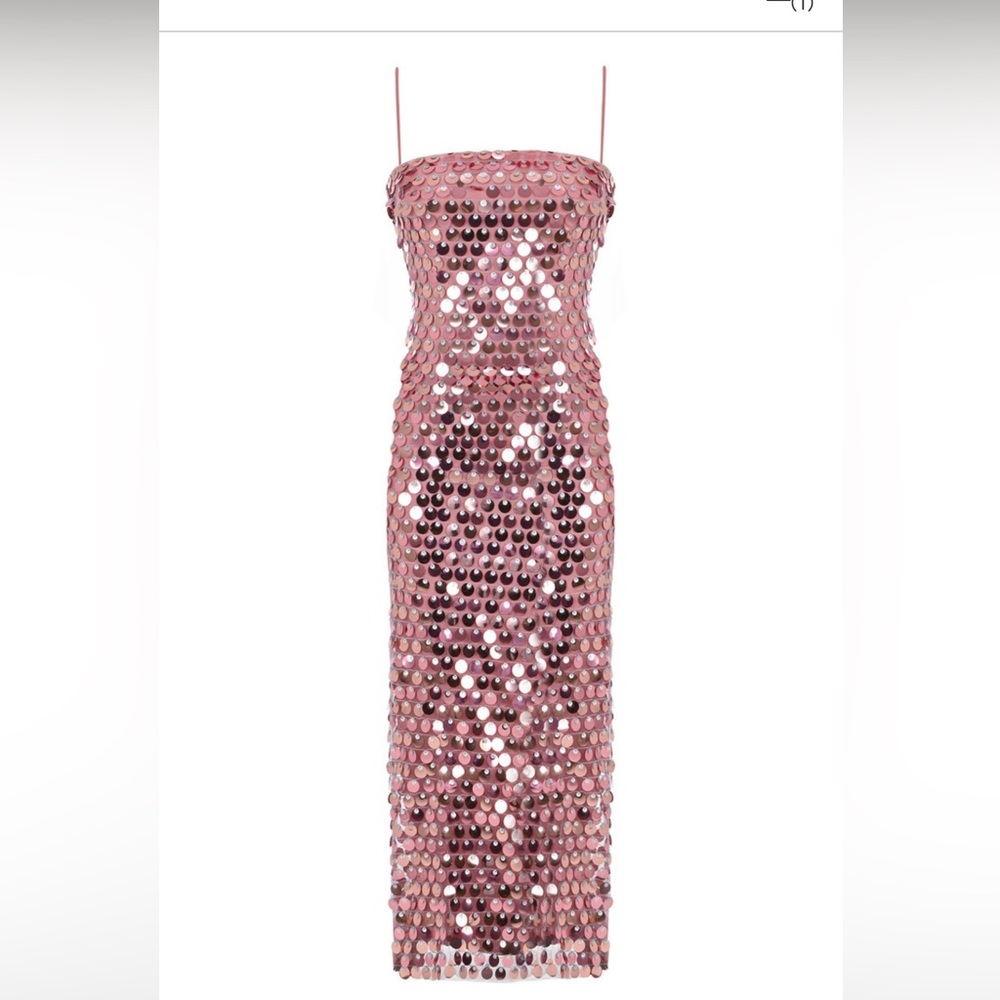 The New Arrivals Ilkyaz Ozel Rose Phoenix Midi Dress